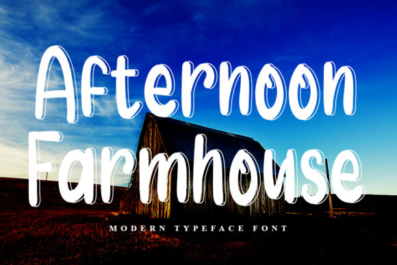 Afternoon Farmhouse Font for Web Design