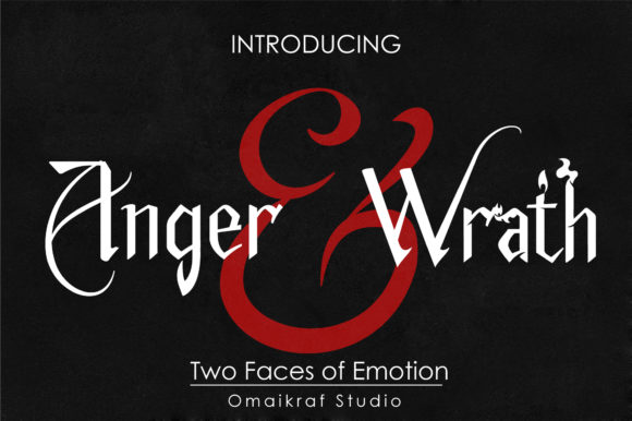 Anger and Wrath Font for Bold Editorial Design