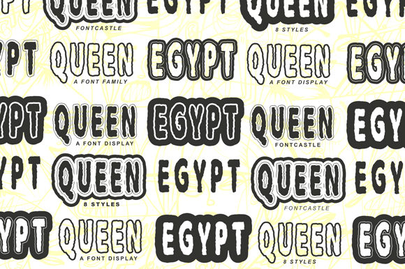Bring Your Creations to Life with Egypt Queen Font