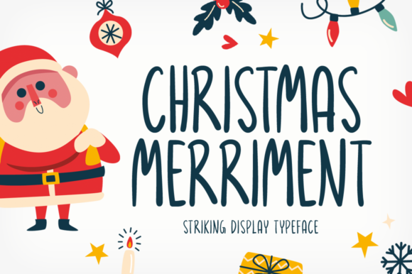 Christmas Merriment Font for Modern Web Design