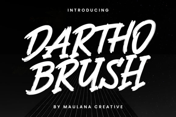 Dartho Brush: A Bold Display Font for Eye-Catching Designs