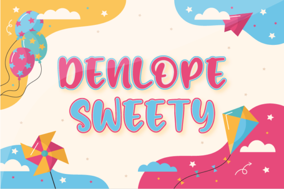 Denlope Sweety: A Playful Display Font for Editorial Design