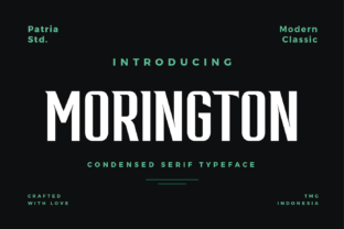 Enhance Your Editorial Design with the Morington Typeface