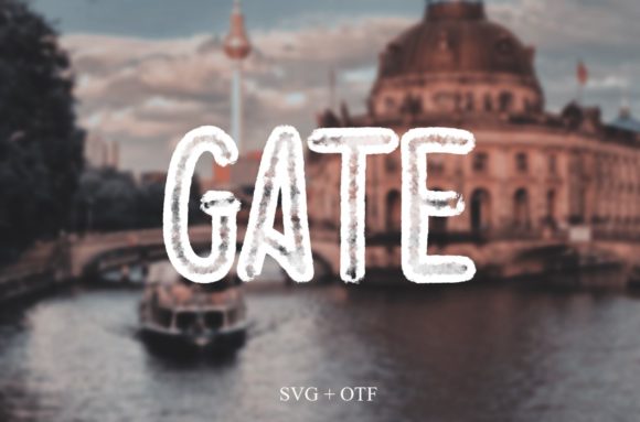Gate Font for a Polished Brand Look