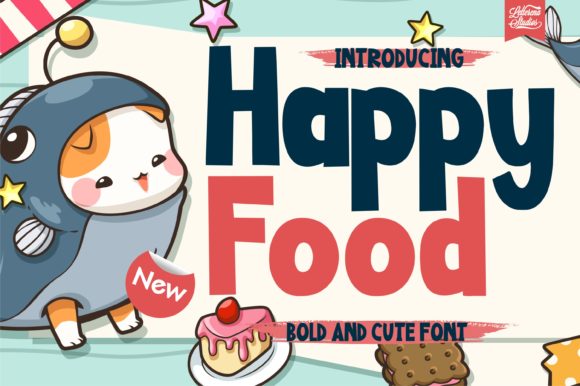 Happy Food Font for Web Design and Branding