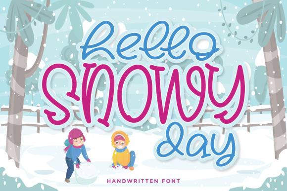 Hello Snowy Day Font for Web Design