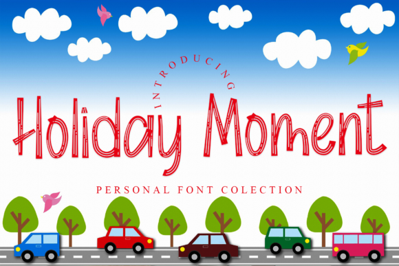 Holiday Moment Font for Handmade Creations