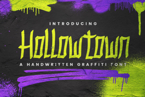 Hollowtown: A Modern Display Font for Editorial Projects