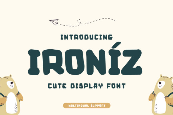 Ironiz Font for Bold Web Design