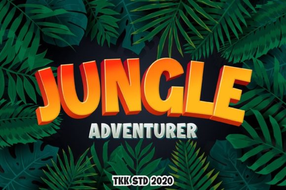Jungle Adventurer Font for Bold Campaign Design