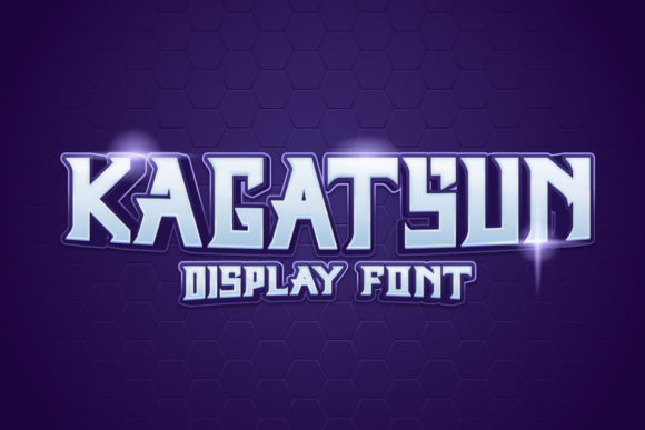 Kagatsun: A Bold Display Font for Dynamic Branding