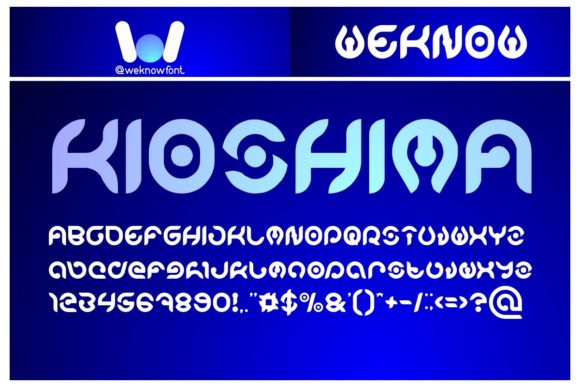 Kioshima: A Sci-Fi Font That Elevates Handmade Creations