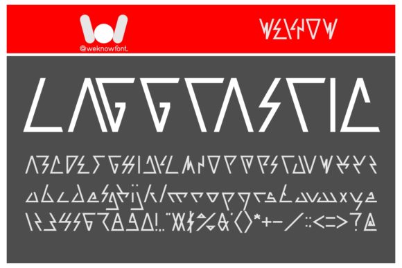 Laggtastic: A Sharp Display Font for Digital Campaigns