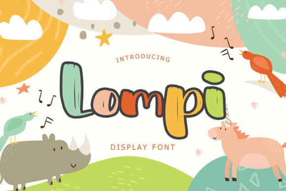 Lompi: A Display Font for Bold Visual Statements