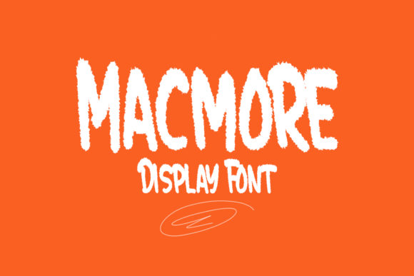 Macmore: A Bold Display Font for Editorial Design