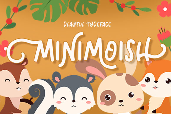 Minimoish: A Playful Display Font for Handmade Creations