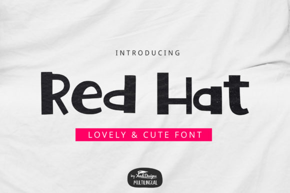 Red Hat: A Playful Display Font for Creative Branding
