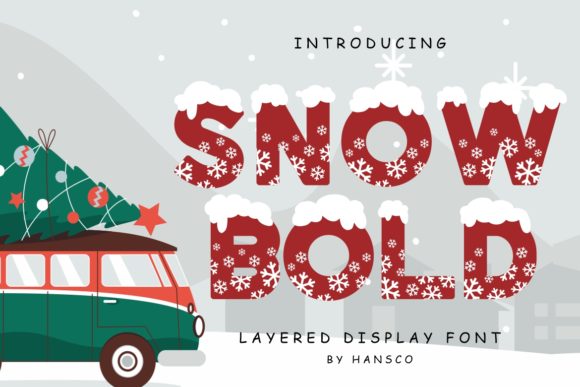Snow Bold: A Winter-Inspired Font for Editorial Design