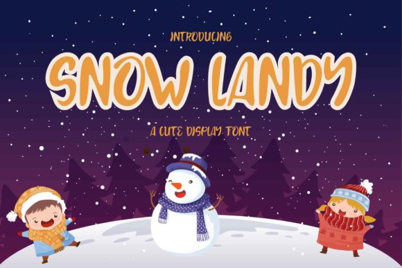 Snow Landy: A Trendy Display Font for Modern Editorial Design