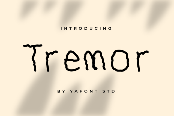 Tremor Font for Branding That Feels Unique and Polished
